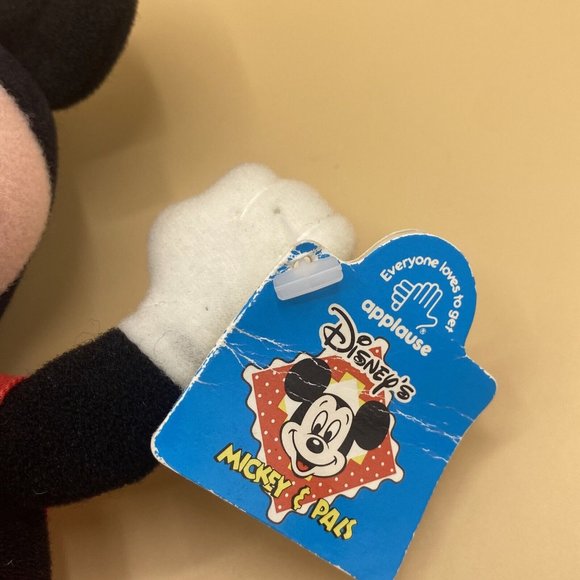 Vintage Applause Disney's Mickey & Pals stuffed plush 9" Mickey Mouse CUTE. - Picture 6 of 6